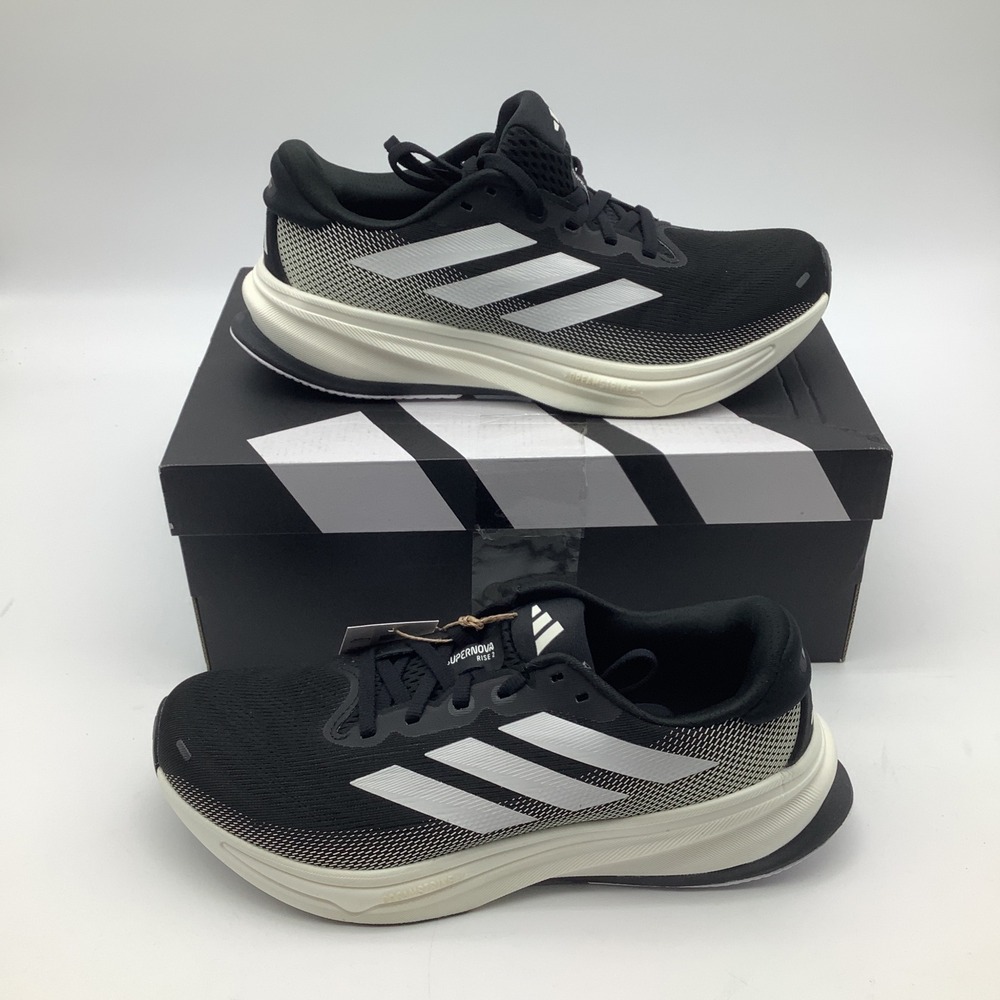 Adidas‎ Supernova Rise 2 W Running Shoes IH2511 Black White Womens Size 7 New